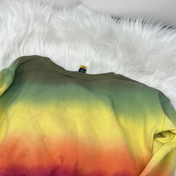 Polo Ralph Lauren Ombré French Terry Sweatshirt Toddler Size 4T Tie Dye - Picture 6 of 7